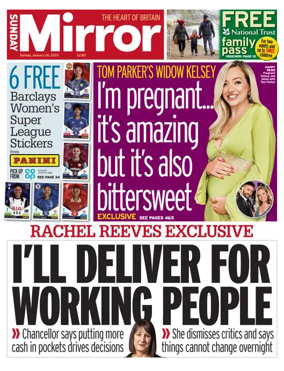 Cover of Sunday Mirror