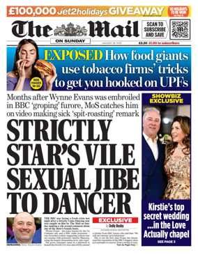 Cover of The Mail on Sunday