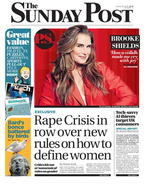 Cover of The Sunday Post (Central Edition)