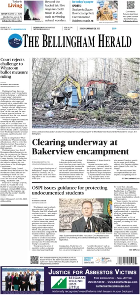 Cover of The Bellingham Herald (Sunday)
