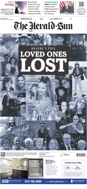 Cover of The Herald-Sun (Sunday)