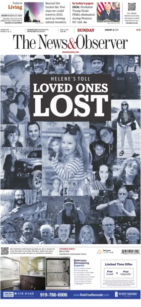 Cover of The News & Observer (Sunday)