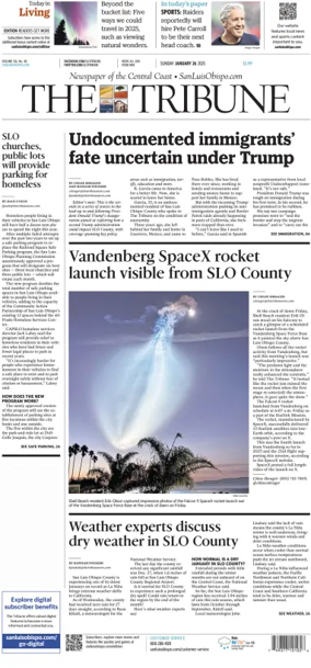 Cover of The Tribune (SLO) (Sunday)