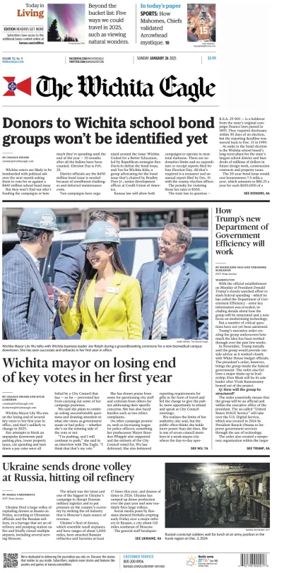 Cover of The Wichita Eagle (Sunday)