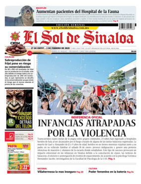 Cover of El Sol de Sinaloa