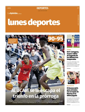 Cover of Lunes Deportes