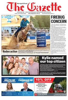 Cover of Warragul & Drouin Gazette