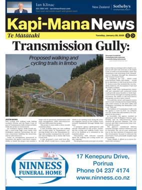 Cover of Kapi-Mana News