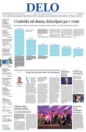 Cover of Delo (Slovenia)