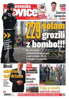 Cover of Slovenske Novice