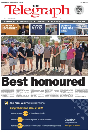 Cover of Seymour Telegraph