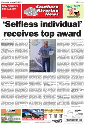 Cover of Southern Riverina news