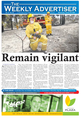 Cover of The Weekly Advertiser Horsham