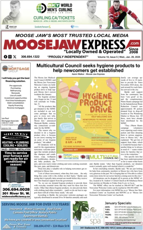 Cover of Moose Jaw Express.com