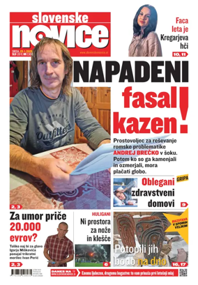 Cover of Slovenske Novice