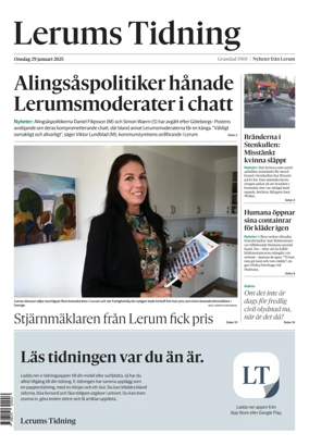 Cover of Lerums Tidning