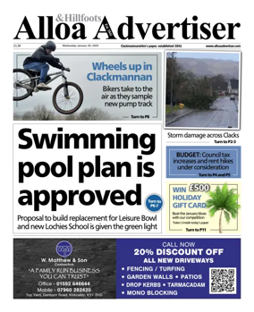 Cover of Alloa Advertiser