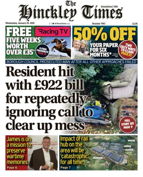 Cover of Hinckley Times