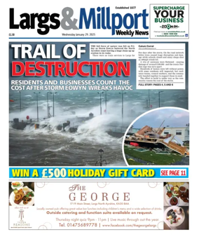 Cover of Largs & Millport Weekly News