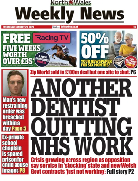 Cover of North Wales Weekly News