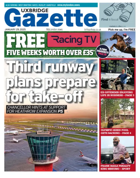 Cover of Uxbridge Gazette