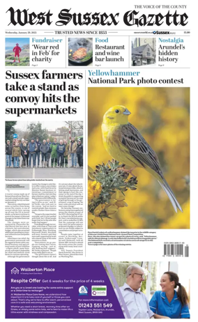 Cover of West Sussex Gazette