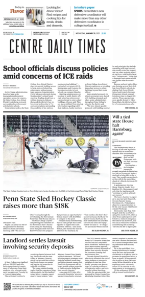 Cover of Centre Daily Times