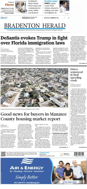Cover of The Bradenton Herald