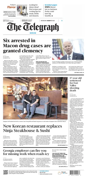 Cover of The Telegraph (Macon)