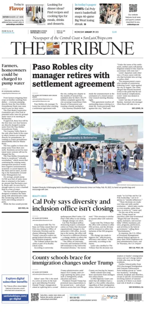 Cover of The Tribune (SLO)