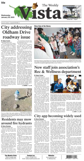 Cover of The Weekly Vista