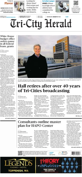 Cover of Tri-City Herald