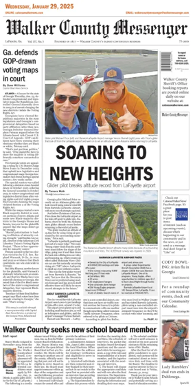 Cover of Walker County Messenger
