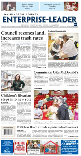 Cover of Washington County Enterprise-Leader