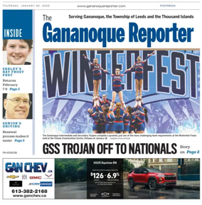 Cover of The Gananoque Reporter