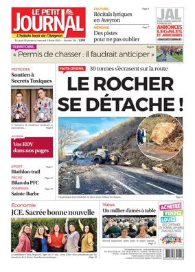 Cover of Le Petit Journal - L'hebdo local de l'Aveyron