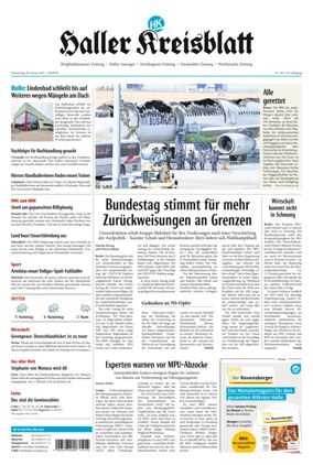 Cover of NW - Haller Kreisblatt