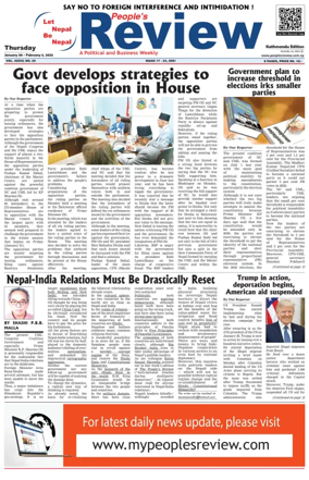 Cover of People's Review Weekly