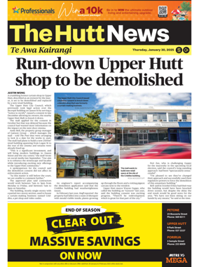 Cover of The Hutt News