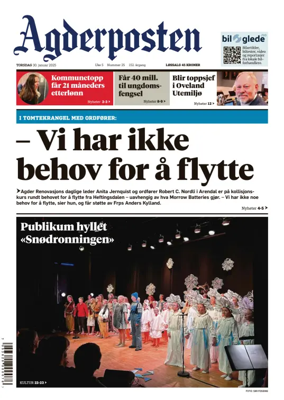Cover of Agderposten
