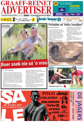 Cover of Graaff-Reinet Advertiser