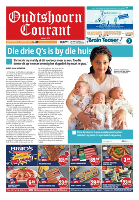 Cover of Oudtshoorn Courant