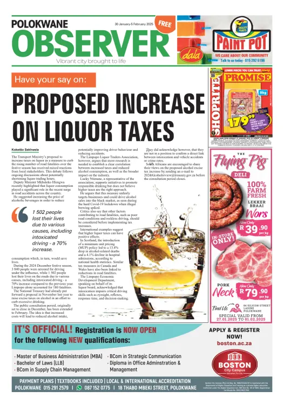 Cover of Polokwane Observer