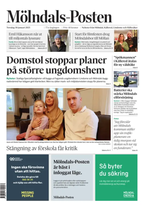 Cover of Mölndals-Posten