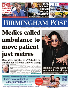 Cover of Birmingham Post
