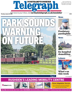 Cover of Northants Evening Telegraph