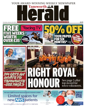 Cover of Tamworth Herald