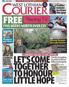 Cover of West Lothian Courier