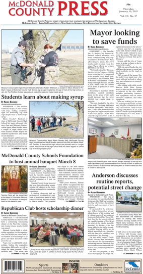 Cover of McDonald County Press
