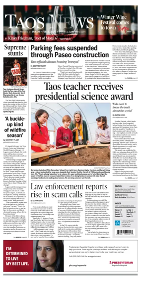 Cover of The Taos News
